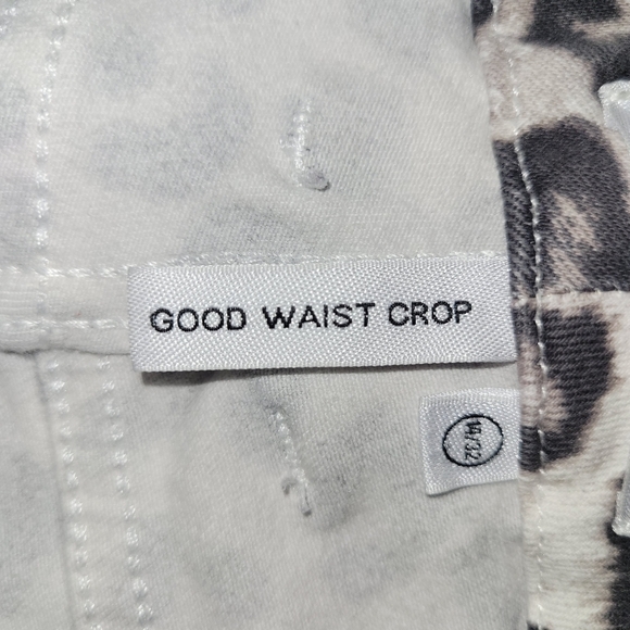 + Good American Good Waist Crop Animal print jeans - Picture 8 of 12